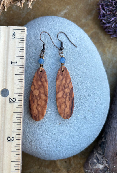 Olive Wood Earrings No. 1