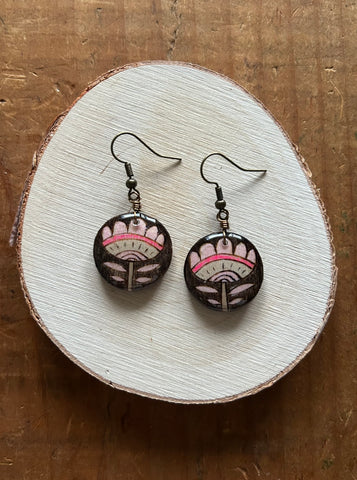 Little Pink Folk Flowers